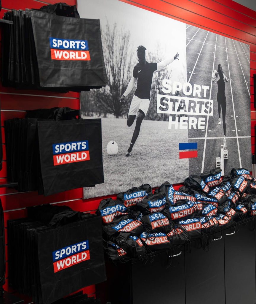 Sportmaster i Borgen Shopping bliver til Sports World